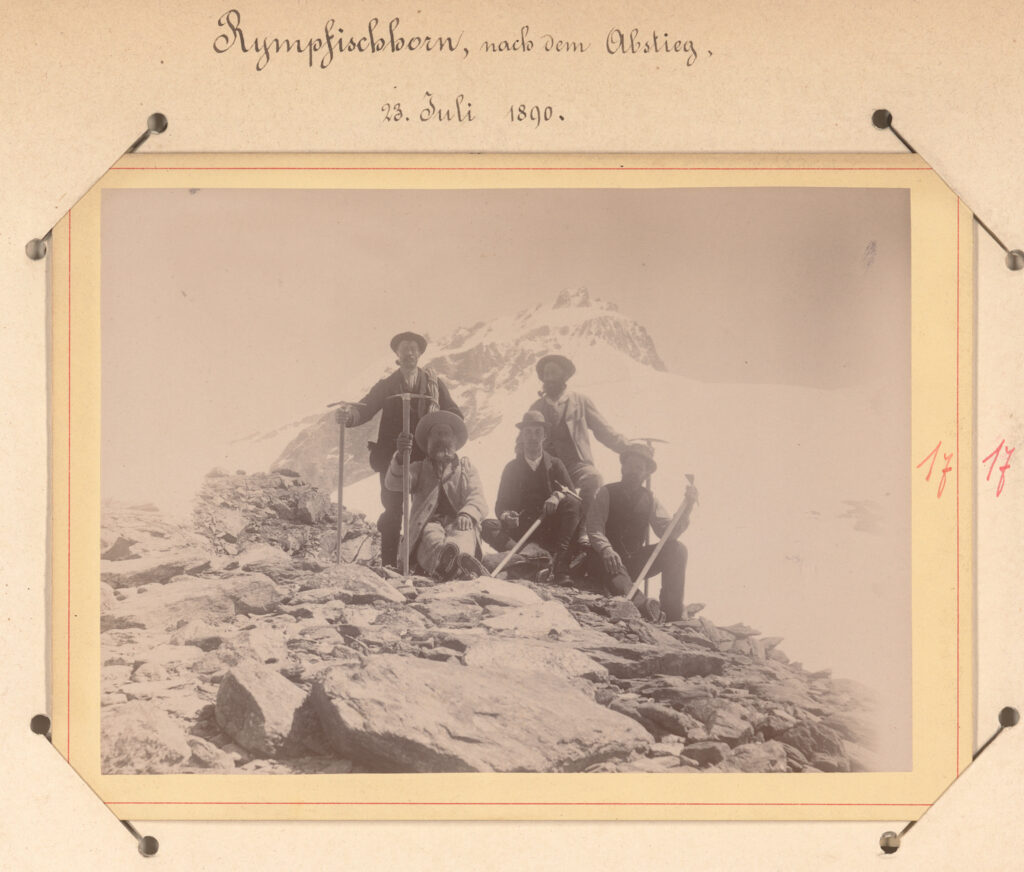 pfischhorn (4.199 m ü. M.), 1890