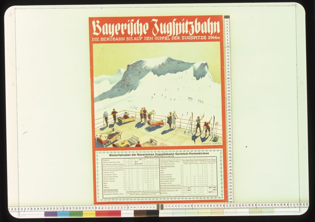 Winterfahrplan der Bayerischen Zugspitzbahn, 1932/1933