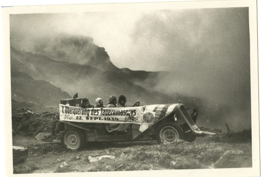 Attraversamento motorizzato della cresta principale dei Tauri, foto 22 settembre 1934