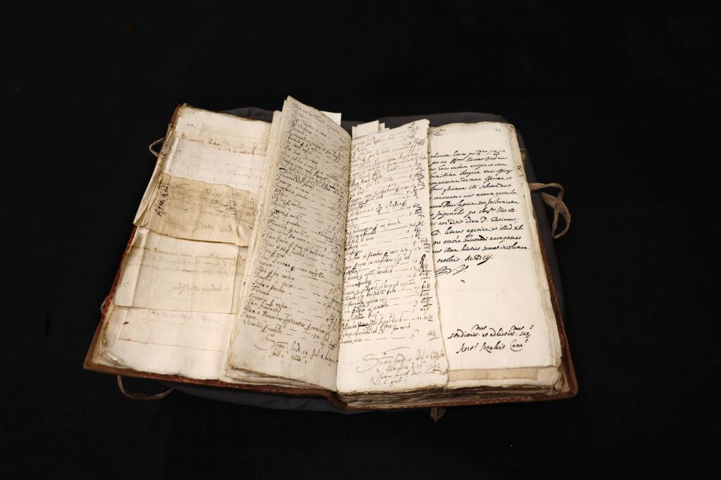 Libretto delle spese di padre Jodok Metzler. Segnatura: Stiftsarchiv St. Gallen, Bd. 741.